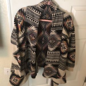 Colorful knitted sweater